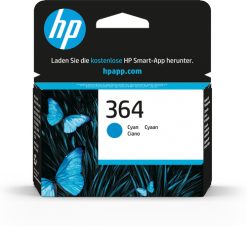 HP Original 364-blækpatron, cyan