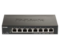 D-Link DGS-1100-08PV2 Administreret L2/L3 Gigabit Ethernet (10/100/1000) Strøm over Ethernet (PoE) Sort