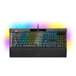 Corsair K100 RGB tastatur Spil USB QWERTY Nordisk Sort