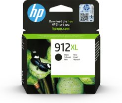 HP 912XL Original Ink-blækpatron med høj kapacitet, sort