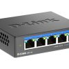 D-Link DMS-105 Ikke administreret L2 2.5G Ethernet (100/1000/2500) Sort