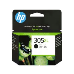 HP Original 305XL-blækpatron med stor kapacitet, sort