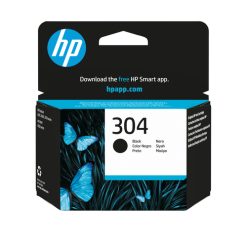 HP Original 304-blækpatron, sort