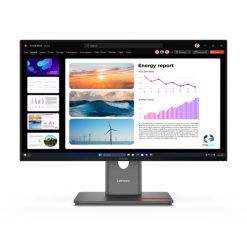 Lenovo ThinkVision P24Q-40 LED display 60,5 cm (23.8") 2560 x 1440 pixel Quad HD LCD Sort