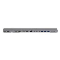 Targus HyperDrive 4K 2 x USB 3.2 Gen 2 (3.1 Gen 2) Type-C Sølv