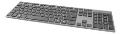 Deltaco Trådløst tastatur, USB-modtager, indbygget batteri, Batteriindikator, PAN Nordic Layout