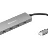 Sandberg 136-41 interface hub USB 3.2 Gen 1 (3.1 Gen 1) Type-C 10000 Mbit/s Grå
