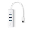 TP-Link UE330 dockingstation Ledningsført USB 3.2 Gen 1 (3.1 Gen 1) Type-A Hvid