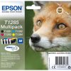 Epson Fox T1285 blækpatron 1 stk Original Sort, Blå, Magenta, Gul