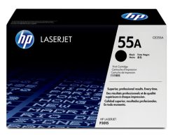 HP Original 55A LaserJet-tonerpatron, sort