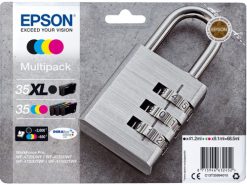 Epson Padlock 35XL blækpatron 1 stk Original Højt (XL) udbytte Sort, Blå, Magenta, Gul