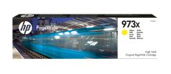 HP Original 973X PageWide-patron med høj kapacitet, gul