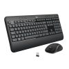 Logitech 920-008685 tastatur Mus inkluderet Universel RF trådløst QWERTY US International Sort, Hvid