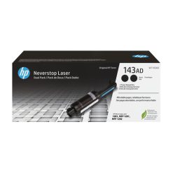 HP Genopfyldningssæt med to pakker til 143AD Black Original Neverstop