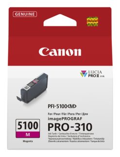 Canon PFI-5100 M blækpatron 1 stk Original Magenta