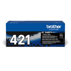 Brother TN-421BK tonerpatron 1 stk Original Sort