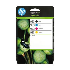 HP Originale 953-blækpatroner, sort/cyan/magenta/gul, 4 stk.