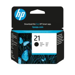 HP Original 21-blækpatron, sort