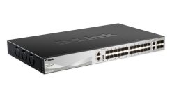 D-Link DGS-3130-30S Administreret L3 Sort, Grå
