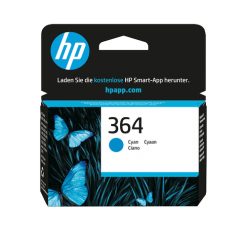 HP 364 Cyan Ink Cartridge blækpatron 1 stk Original Blå