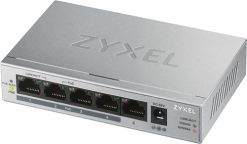Zyxel GS1005HP Ikke administreret Gigabit Ethernet (10/100/1000) Strøm over Ethernet (PoE) Sølv