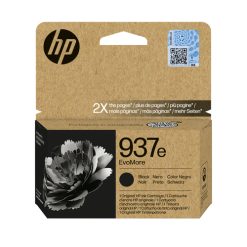 HP Original 937e EvoMore-blækpatron, sort