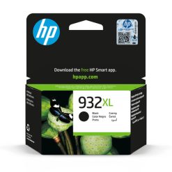 HP Original 932XL-blækpatron med høj kapacitet, sort