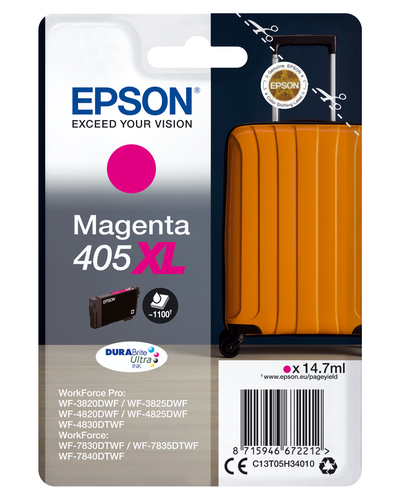 Epson 405XL blækpatron 1 stk Original Højt (XL) udbytte Magenta