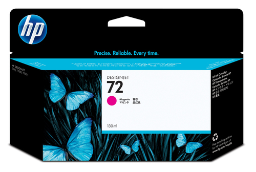 HP 72-blækpatron, 130 ml, magenta