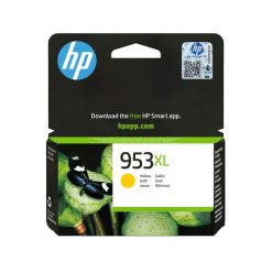 HP Original 953XL-blækpatron med høj kapacitet, gul