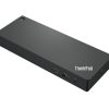 Lenovo 40B00300EU dockingstation Ledningsført Thunderbolt 4 Sort, Rød