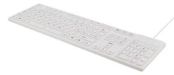 Deltaco TB-505 tastatur Universel USB + PS/2 QWERTY Hvid