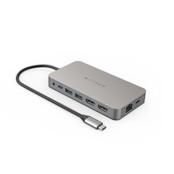 Targus DUEL HDMI 10-IN1 USB 3.2 Gen 1 (3.1 Gen 1) Type-C Rustfrit stål