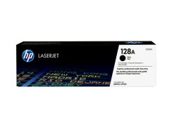 HP Original 128A LaserJet-tonerpatron, sort