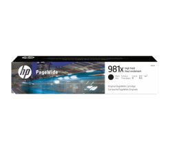 HP Original 981X PageWide-patron med høj kapacitet, sort