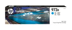 HP Original 973X PageWide-patron med høj kapacitet, cyan