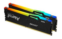 Kingston Technology FURY Beast 64 GB 5600 MT/s DDR5 CL40 DIMM (sæt med 2) RGB