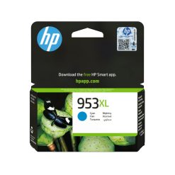 HP Original 953XL-blækpatron med høj kapacitet, cyan