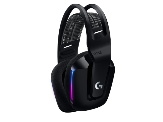 Logitech G733 Trådløst gaming-headset - Sort