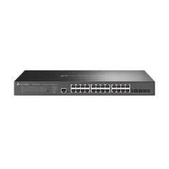 TP-Link Omada SG3428XPP-M2 Administreret L2+ 2.5G Ethernet (100/1000/2500) Strøm over Ethernet (PoE) 1U Sort