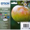 Epson Apple T1295 blækpatron 1 stk Original Sort, Blå, Magenta, Gul