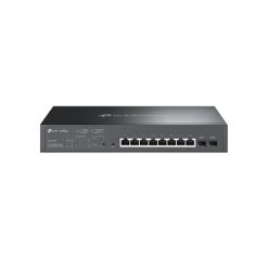TP-Link Omada TL-SG2210MP Administreret L2/L2+ Gigabit Ethernet (10/100/1000) Strøm over Ethernet (PoE) 1U Sort