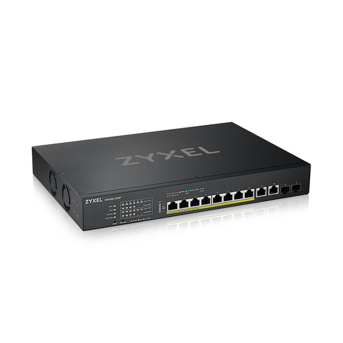Zyxel XS1930-12HP-ZZ0101F netværksswitch Administreret L3 10G Ethernet (100/1000/10000) Strøm over Ethernet (PoE) Sort