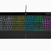 Corsair K55 RGB PRO tastatur Spil USB QWERTY Nordisk Sort