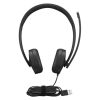 Lenovo 4XD1P83425 hovedtelefoner/headset Ledningsført Opkald/musik USB Type-A Sort