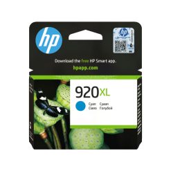 HP Original 920XL-blækpatron med høj kapacitet, cyan