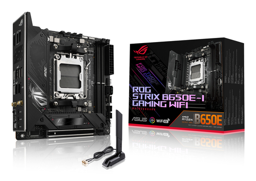 ASUS ROG STRIX B650E-I GAMING WIFI AMD B650 Sokkel AM5 mini ITX