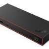 Lenovo ThinkPad USB4 Smart Dock 5500 Ledningsført Sort
