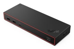 Lenovo ThinkPad USB4 Smart Dock 5500 Ledningsført Sort