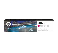 HP Original 981X PageWide-patron med høj kapacitet, magenta